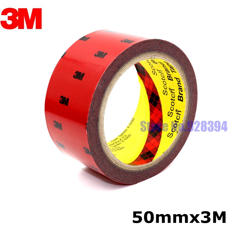 50mm x 3Meter 3M Tape Automotive Auto Truck Car Acrylic Foam Double