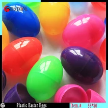 Прекрасные Разноцветные пластиковые пасхальные яйца большой Размеры 55x80mmEgg для оформление свадьбы или фестиваль подарки