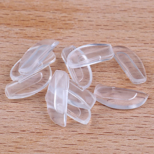 Fashion New 5 Pairs/set Anti slip Silicone Nose Pads For Eyeglasses