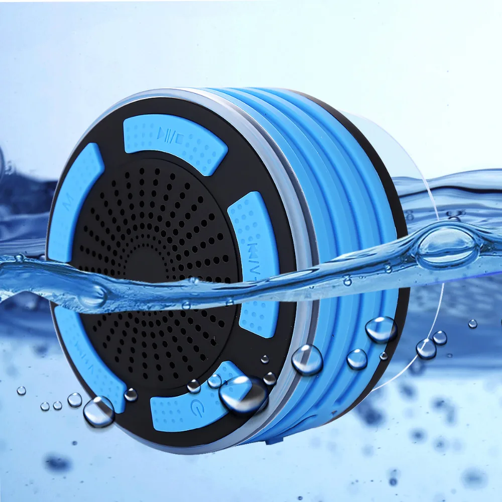 IP67 Waterproof Speaker Shower LED Subwoofer Portable Mini Wireless Bluetooth Speaker For iPhone Samsung All IOS Android Phone