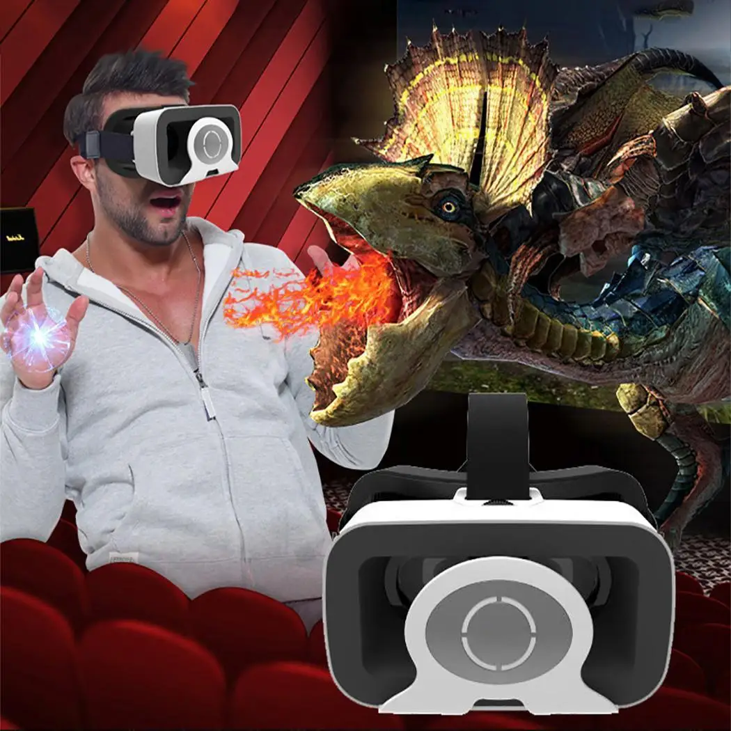 Умные очки виртуальной реальности 3D VR 4 7 6 0 дюймов гарнитура шлем для смартфоны