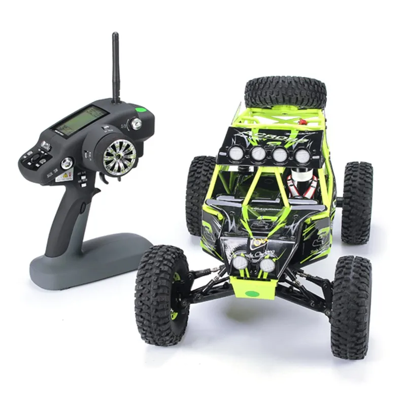 WLtoys RC автомобиль 1:10 4WD 2 4G две скорости 30 км/ч Гусеничный гоночный с светодиодный