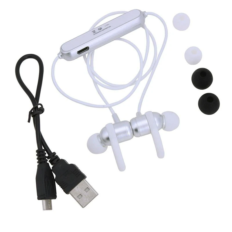 

Smart Magnetic Bluetooth 4.1 Headset APT-X Lossless Sound Quality Voice Prompts Sports Earphones for iPhone X 8 Xiaomi