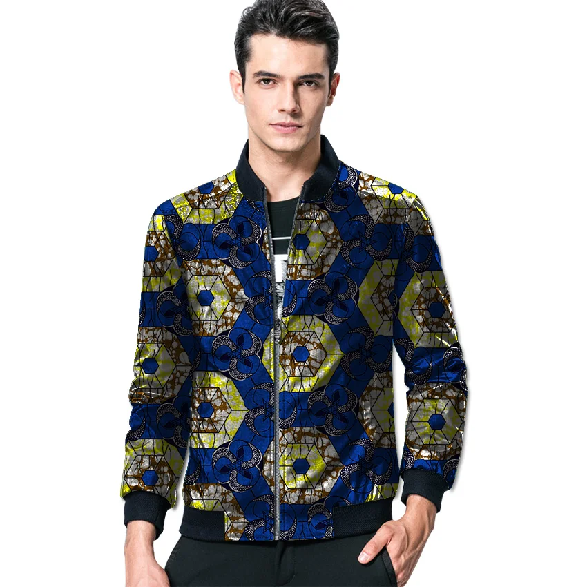 

Africa Pattern Style Print Men Baseball Jacket Fashion African Men Clothing Man's Dashiki Outerwear&Coats Clothes For Customized