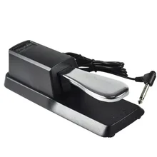 Electronic Organ Cherub Metal Sustain Pedal WTB-005 For Electronic Keyboard Great Musical Instruments Black