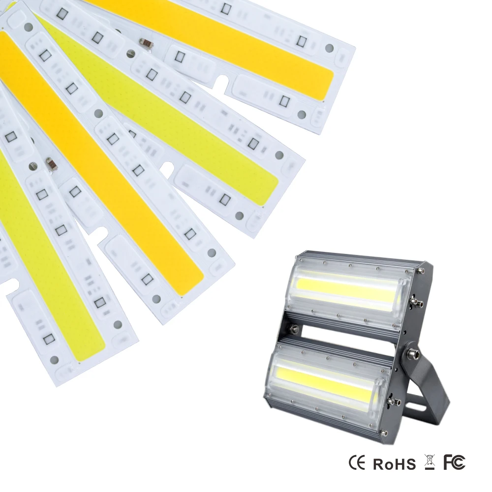 Умный IC IP65 Прожектор светодиодный COB Чип 30 Вт 50 Вт 70 Вт 100 Вт 150 Вт Встроенный прямоугольный светодиодный светильник 110 в 120 в 100 в