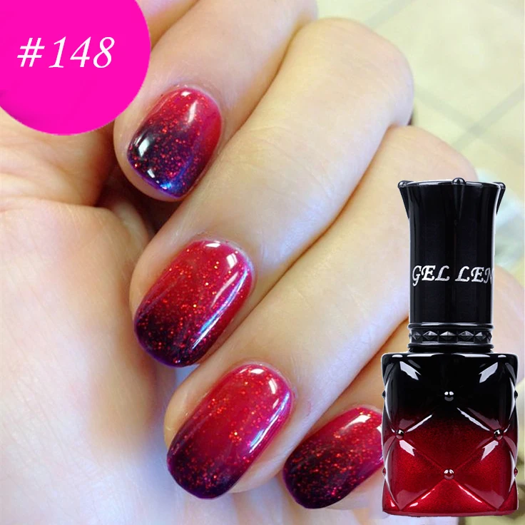 

Gel Len Temperature Change Nail Gel Polish UV Soak Off Gel Varnish New Brand Long Lasting Led Gel Lacquer 8ml