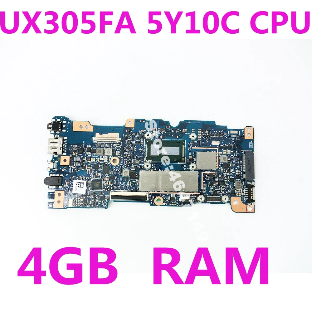  UX305FA Integrated 5Y10 CPU 4GB RAM Mainboard REV 2.0 For ASUS UX305F UX305 U305F Laptop Motherboar