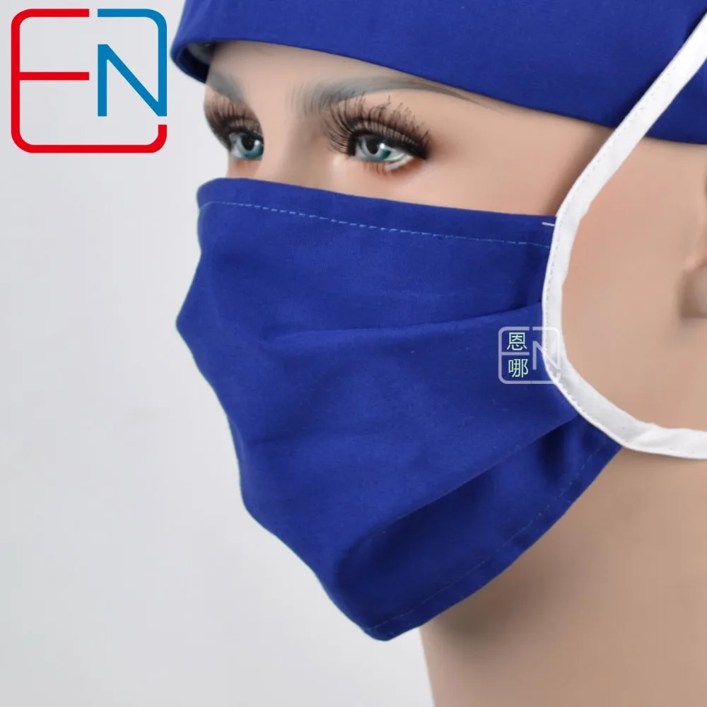 Шапки Hennar Scrub в ярко синем цвете. Женские медсестры хлопок шапки лабораторная