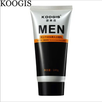 

brand KOOGIS Healthy Men Deep Cleansing Oil Control Facail Cleanser Whitening Moisturizing Blackhead acne Relieve Face Care 140g