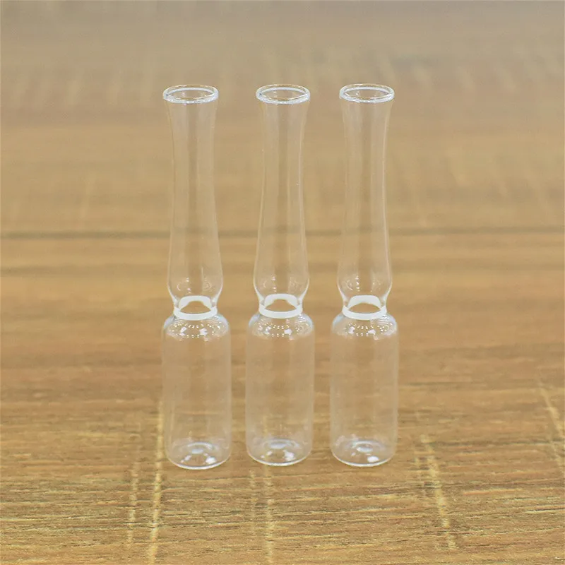 

630 pcs/lot 1ml clear glass ampoule international standard easy breaking-white band ring deposited microorganism strains