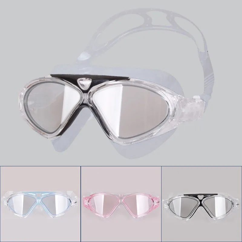 Pro УФ-защита очки Плавание Водонепроницаемый Анти-туман Одежда заплыва очки