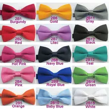 50 шт., Цвет бабочки смокинг Классический Боути Мода Галстуки Регулируемая унисекс Для мужчин взрослых Bow Tie полиэстер предварительно связали