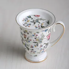 300 ml Mode bone china tasse wasser teetasse floral keramik bechermilchschale die königliche kaffee tasse exquisite geschenk