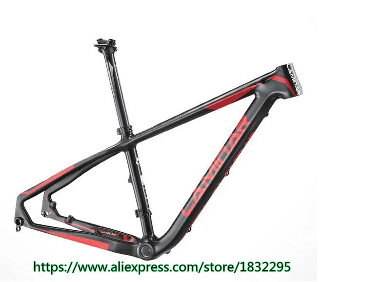

Hot LAMINAR FOURIERS bike frame MTB mtb carbon fiber frame 27.5er Mountain bikes frames 15" 17"19