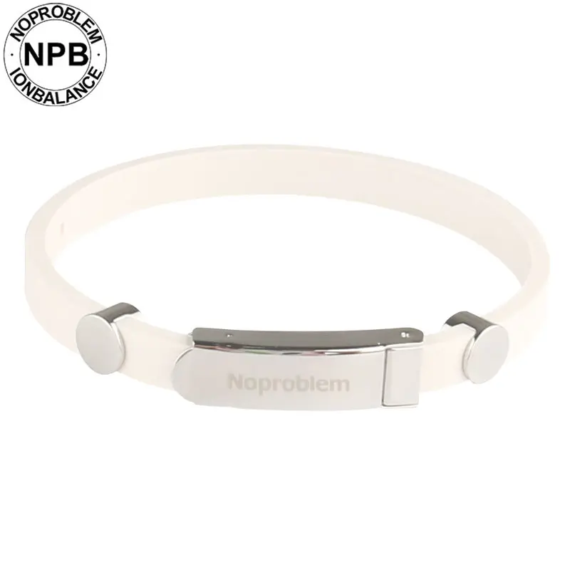 Силиконовый браслет Noproblem 023 водонепроницаемый турмалин Германия|bangle bracelet|tourmaline