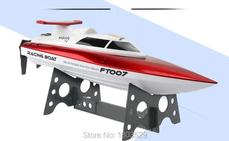 22015 продукт FT007 RC лодки 2,4G RC лодка rc игрушки 4CH скоростная лодка водяное охлаждение Высокая скорость желтый и красный