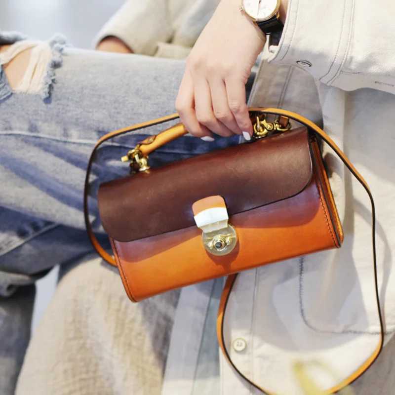 AETOO Small square bag, single shoulder crossbody bag, new female bag, textured handbag