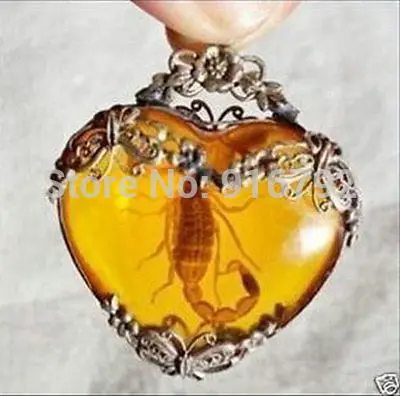 Ожерелье с подвеской в виде скорпиона из серебра Тибета|scorpion pendant necklace|pendant
