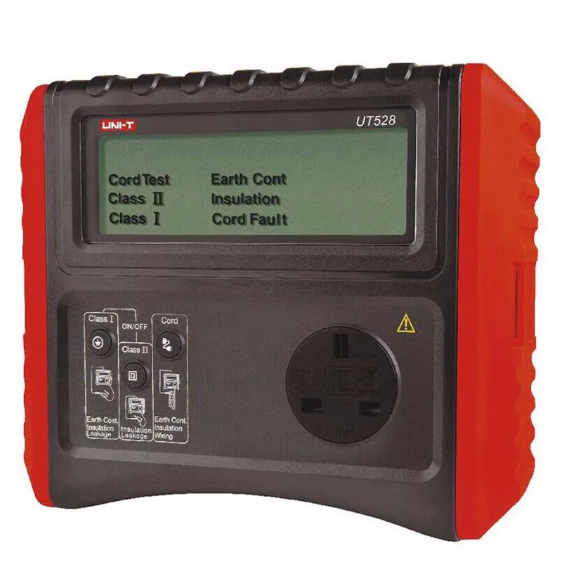 UNI T UT528 Safety Testers Battery Powered PAT Meter Insulation/Ground