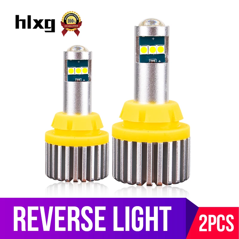 

hlxg 1PCS Car Auto Reverse Lights Turn signal Lamp P21W 1156 T15 W16W T20 7440 W21W WY21W LED 7443 SRCK W21/5W LED Bulbs 12V