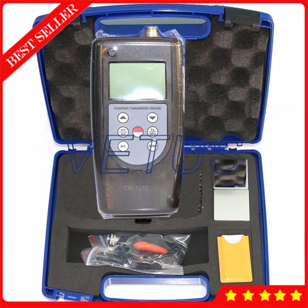 

F & NF Type Digital coating thickness gauge with CM-1210B Car Paint thickness measurement tester 99 groups memory