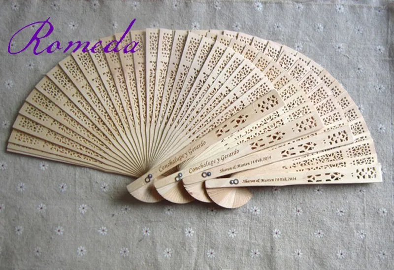 engraved wooden fan-1