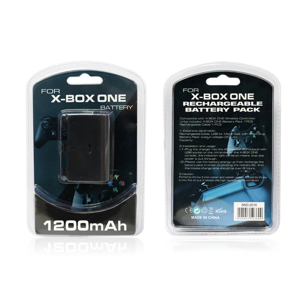 High Quality Batteries Package 500MAH For xbox one xboxone Rechargeable
