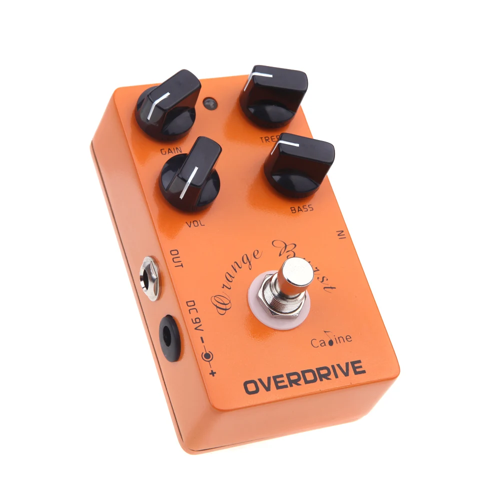 Caline CP-18 педаль для гитары Overdrive True Bypass дизайн Orange Burst CP18 Caline педаль для гитары аксессуары для гитары горячая распродажа