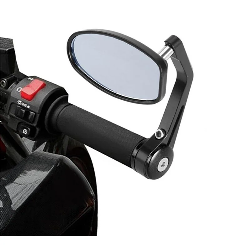 

Universal Handlebar Aluminum Alloy Motocycle Rearview Mirrors Moto End Motor Side Mirrors Accessories