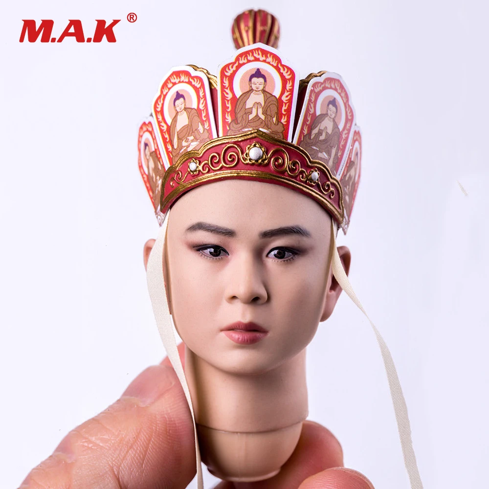 1/6 Scale Male Head Sculpt Model Toys Journey to the West Tang Monk Man