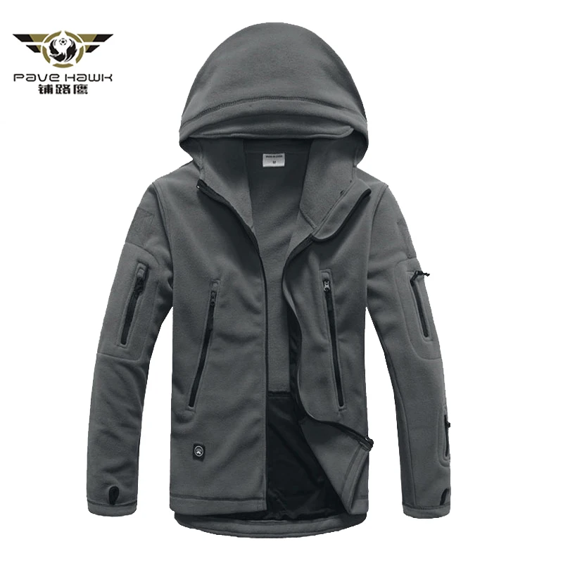 

Winter Military Tactical Jacket Men Thermal Coats Uniform Soft Shell Fleece Hooded Jacket Men Clothing Casual Hoodies Size S-3XL