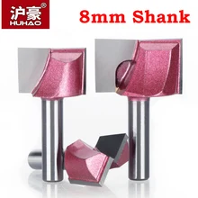 HUHAO 1pc 8mm Cleaning bottom Engraving Bit solid carbide router bit Woodworking Tools CNC milling cutter endmill for wood HUHAO 1pc 8mm Cleaning bottom Engraving Bit solid carbide router bit Woodworking Tools CNC milling cutter endmill for wood