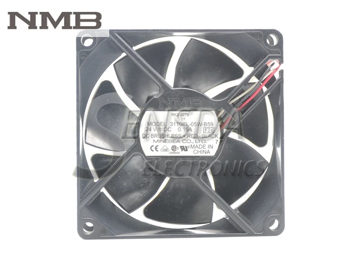 Для NMB fan 3110KL-05W-B59 8025 80 мм 8 см DC 24V 0.15A 3-линейный серверный инвертор Охлаждающий