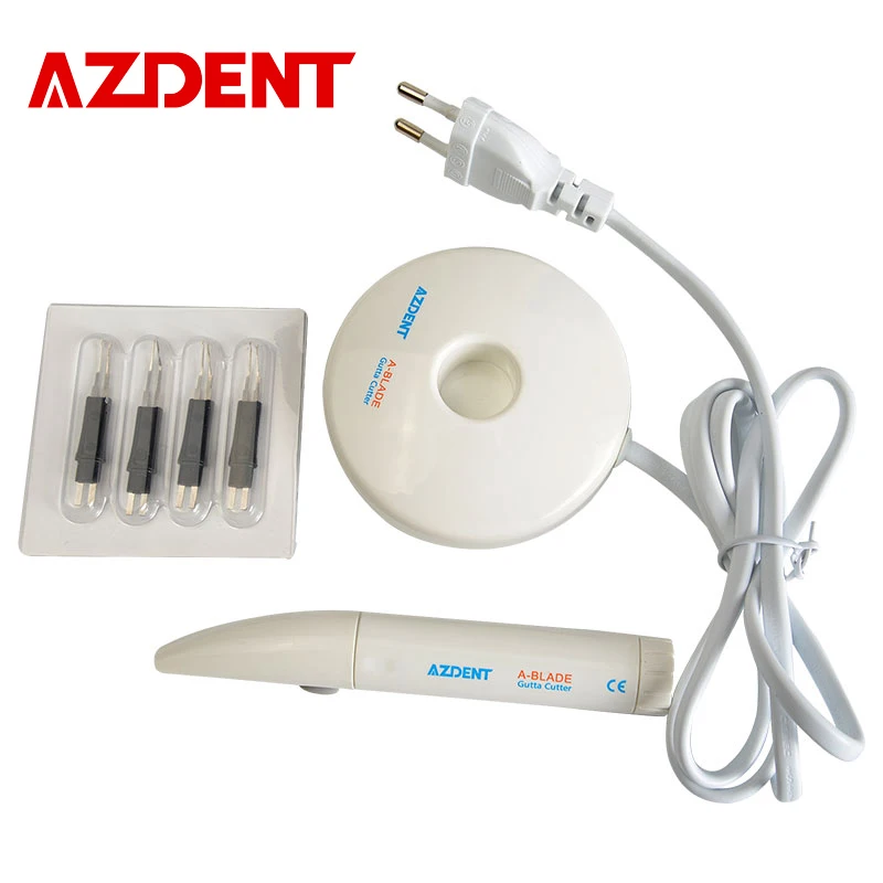 

AZDENT 4 Tips Oral Dental Gutta Percha Tooth Gum Cutter Endo Cutter Dissolved Breaker Cutter Tooth Whitening Tools
