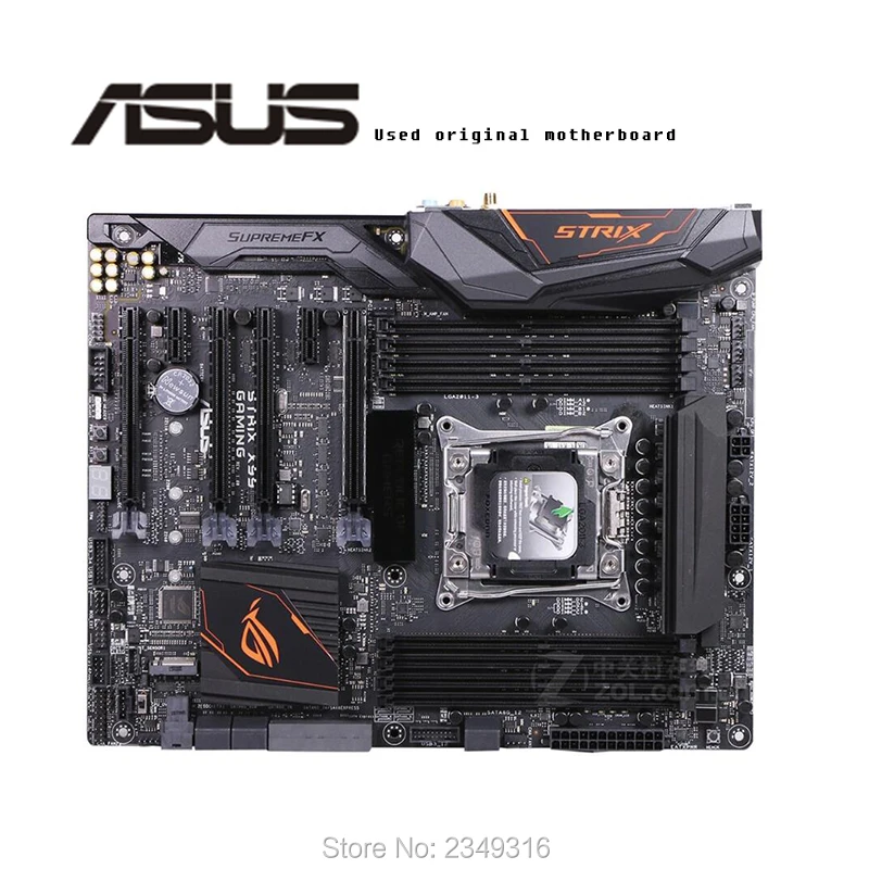 

For ASUS ROG STRIX X99 GAMING Used original motherboard Socket LGA 2011-3 V3 DDR4 X99 Desktop Motherboard