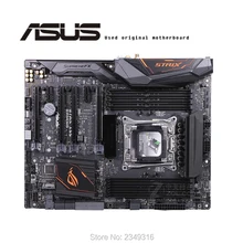 Para asus rog strix x99 jogo usado original placa-mãe soquete lga 2011-3 v3 ddr4 x99 desktop placa-mãe(China)