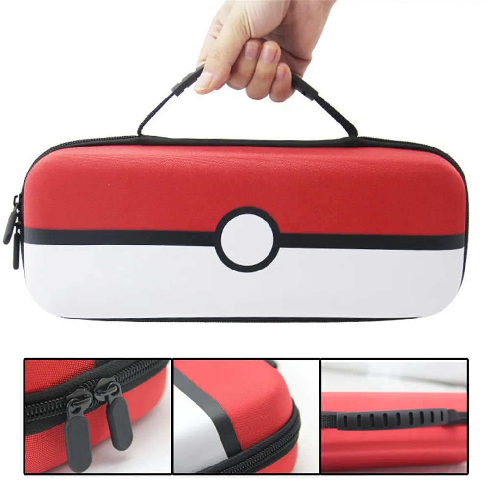 

EVA Travel Storage Bag for Nintendos Switch Console NS Poke Ball Carrying Pouch Switch Games Accessories Protective Case Cover