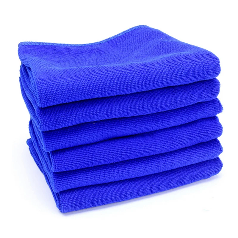 Buy Auto Accessories Blue Car Wipe Cloth Microfiber