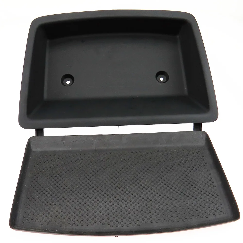 

SCJYRXS Genuine Front Dashboard Black Tray Box + Mat For Golf MK5 MK3 Rabbit 1K0 858 719 C 1K0 857 921 D 1K0857921D