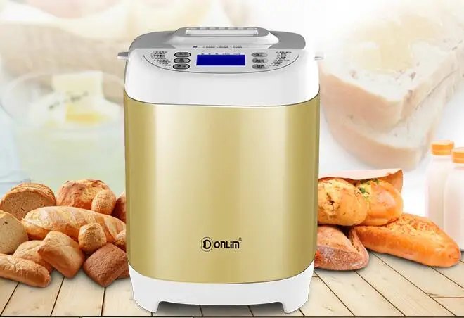 

china guangdong Donlim BM-1230 household automatic stainless steel bread machine maker 700g