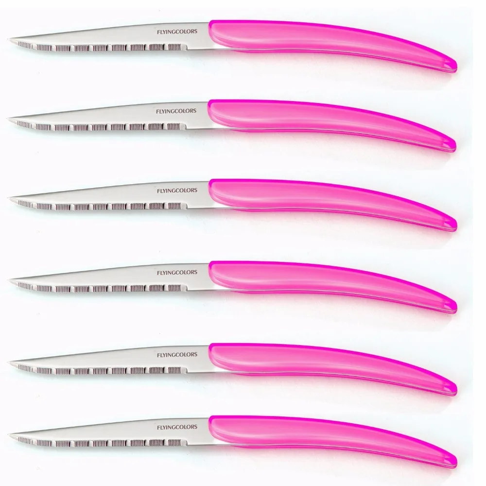Набор ножей для стейка из нержавеющей стали 6 шт./лот|steak knife set|steak knivessteak stainless steel |