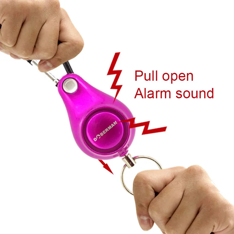 

Personal Alarm Women Security Keyring Emergency Self Defense for Outdoor Survival Camping Backpack XXM8