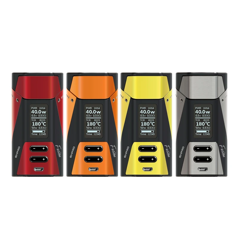 

New EHPRO 200 Fusion Mod No Dual 18650 0.91 Inch TFT Display Screen 5-220W TC Mod