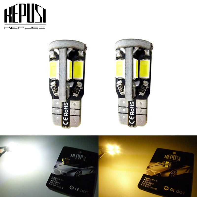 

2x T10 LED Car Light Canbus 194 W5W 5730 Auto LED Bulbs Car Styling White For Opel Corsa Zafira Insignia Vectra b c d Astra h