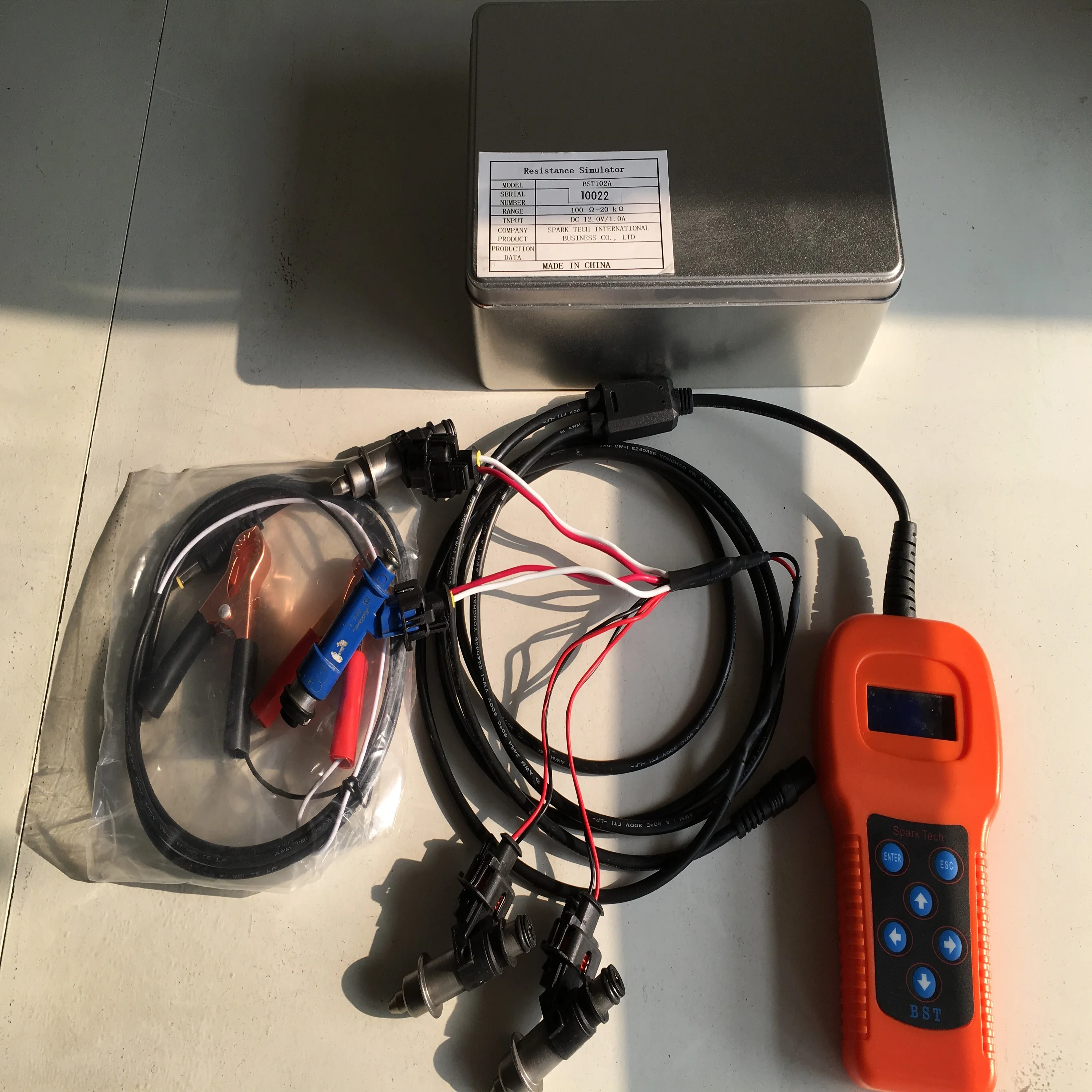 BST401 4 канальный автомобильный Топливная форсунка/Топливный насос/AC компрессор тестер он может установить импульса и частота