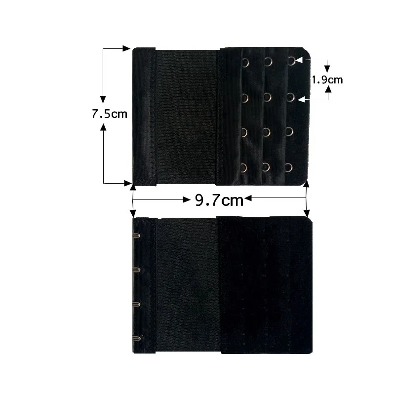 1 шт., расширители бюстгальтера, удлинение пряжки, 3 ряда, 4 крючка, застежка, ремни для бюстгальтера, расширитель, инструмент для шитья, аксессуары