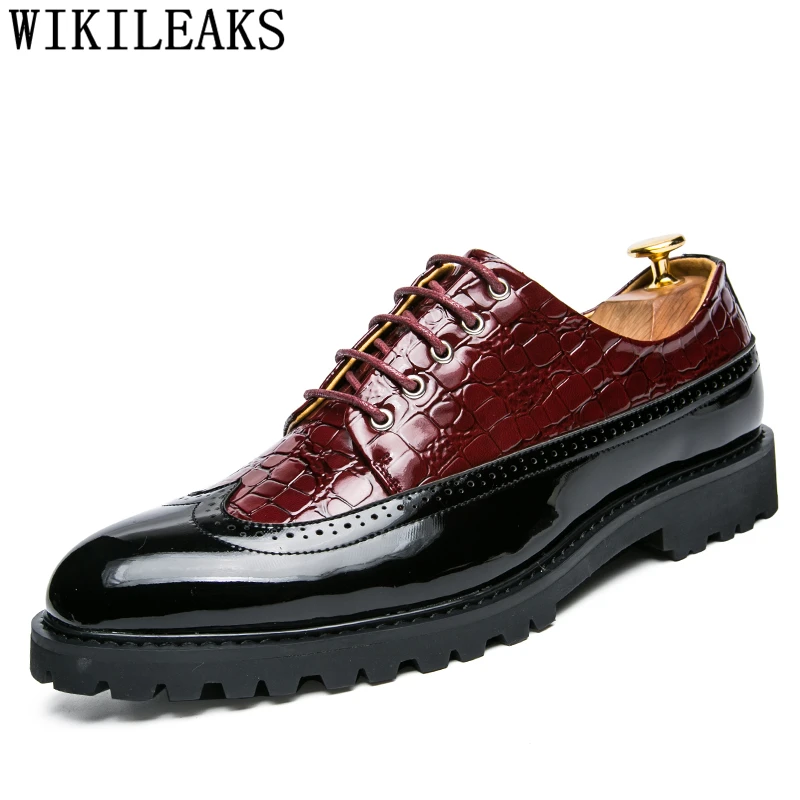 Brogue Shoes Men Formal Coiffeur Wedding Shoes Men Elegant Italian Party Shoes For Men Brand Sapato Oxford Masculino Buty Meskie Brogue Shoes Men Formal Coiffeur Wedding Shoes Men Elegant Italian Party Shoes For Men Brand Sapato Oxford Masculino Buty Meskie