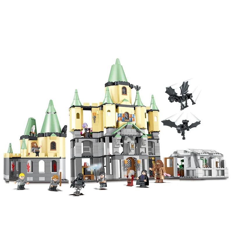 

2019 New Movie Harry Potter Sets Hogwarts Castle Model Building Kits Blocks Bricks Toys For Children Compatible With Lego