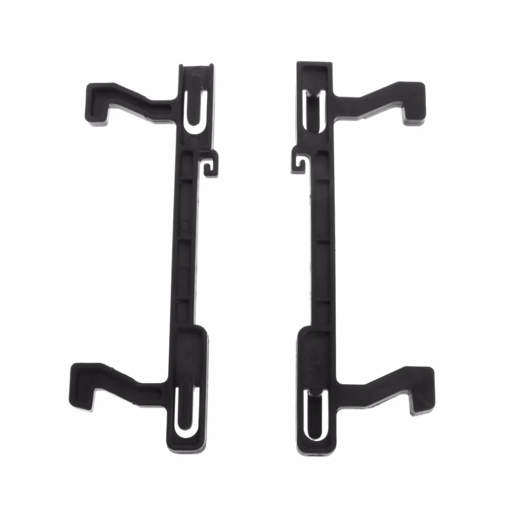 

2pcs Microwave Oven Parts Replacement Switch Door Latch Key Lock Hook Plastic Black